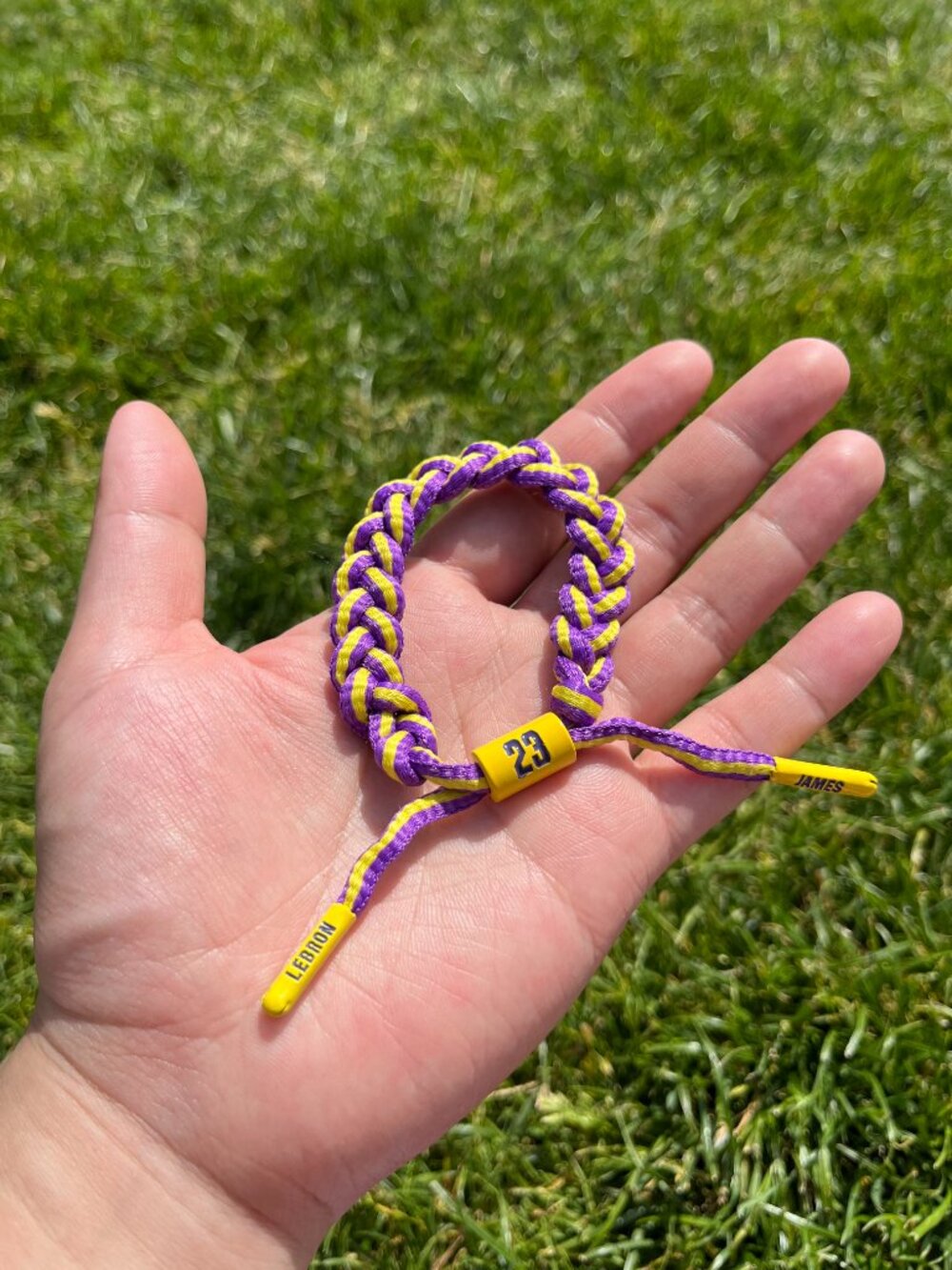 James #23 Inspired Braided Bracelet Adjustable Woven Sports Fan Wristband